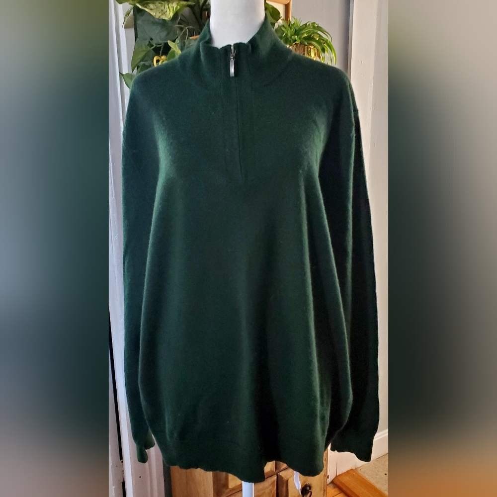 Club Room Forest Green Women's Cowl Neck Sweater